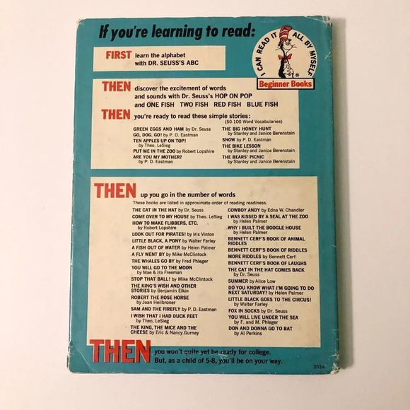 Vtg 1960 Are  You My Mother by P D Eastman Childrens Beginner Book HC DJ - Picture 2 of 16